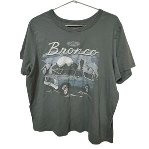 Retro Ford Motor Co Bronco Adventure Faded Gray Men’s XXL T-Shirt 4X4